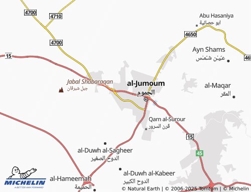 Kaart MICHELIN Hay al-Niqabah - ViaMichelin