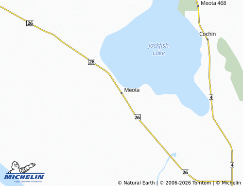 Mappa MICHELIN Meota - ViaMichelin