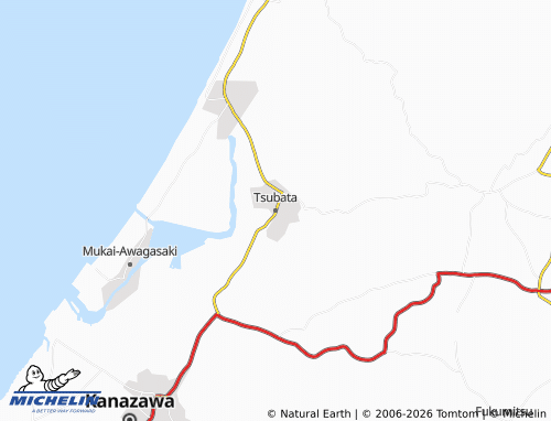 Mapa MICHELIN Tsubata - ViaMichelin