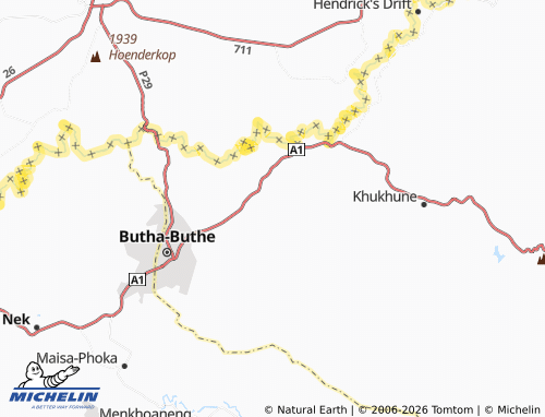 MICHELIN Manamela map - ViaMichelin