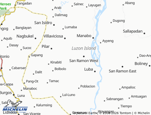 MICHELIN Cal-Lao map - ViaMichelin