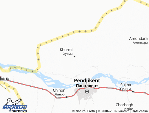 Mappa MICHELIN Khurmi - ViaMichelin