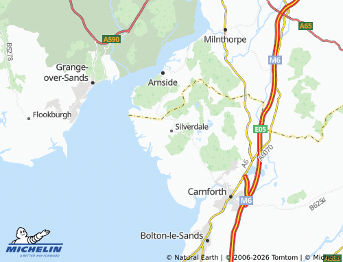 Carte MICHELIN Silverdale - ViaMichelin