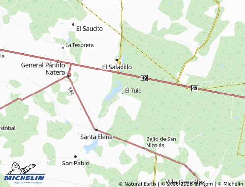 MICHELIN El Tule map - ViaMichelin