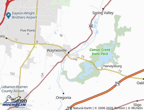Mappa MICHELIN Corwin - ViaMichelin