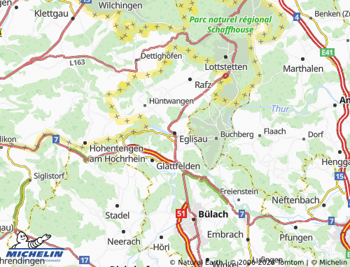 MICHELIN-Landkarte Eglisau - ViaMichelin