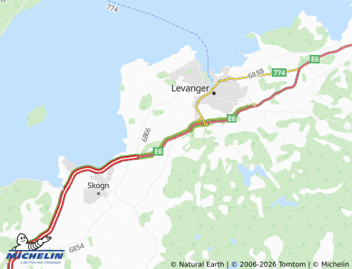 Mapa MICHELIN Nossumshyllan - ViaMichelin