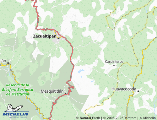 MICHELIN Atopixco map - ViaMichelin