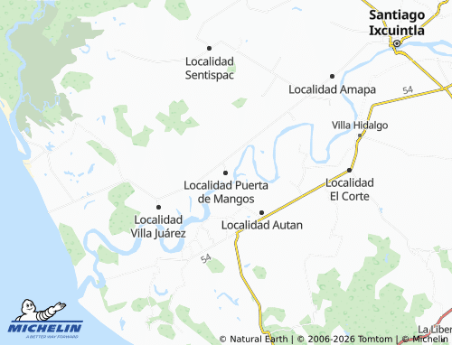MICHELIN-Landkarte Localidad Puerta de Mangos - ViaMichelin