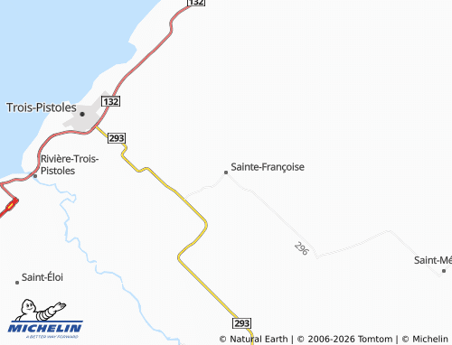 MICHELIN-Landkarte Sainte-Françoise - ViaMichelin