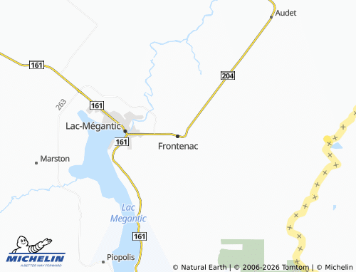 Carte MICHELIN Frontenac - ViaMichelin