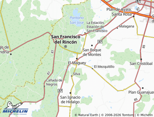 Mappa MICHELIN El Maguey - ViaMichelin