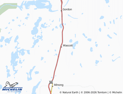 Mappa MICHELIN Wascott - ViaMichelin