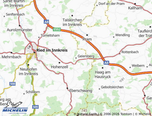 MICHELIN Geiersberg map - ViaMichelin
