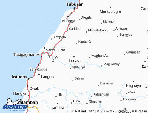 MICHELIN Lunas map - ViaMichelin