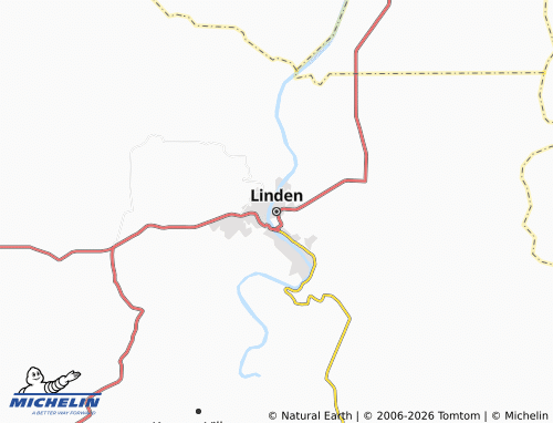 MICHELIN Linden map - ViaMichelin