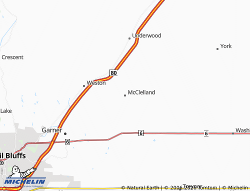 Mappa MICHELIN McClelland - ViaMichelin