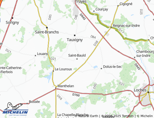 Mapa MICHELIN Saint-Bauld - ViaMichelin