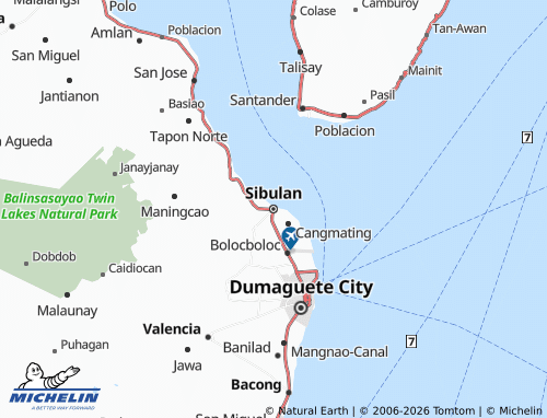 MICHELIN Sibulan map - ViaMichelin