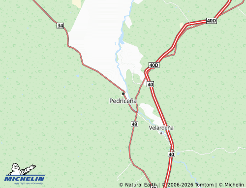 Mapa MICHELIN Pedriceña - ViaMichelin