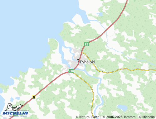 Carte MICHELIN Pyhäjoki - ViaMichelin