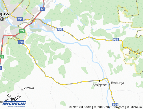 Mapa MICHELIN Vecsvirlauka - ViaMichelin