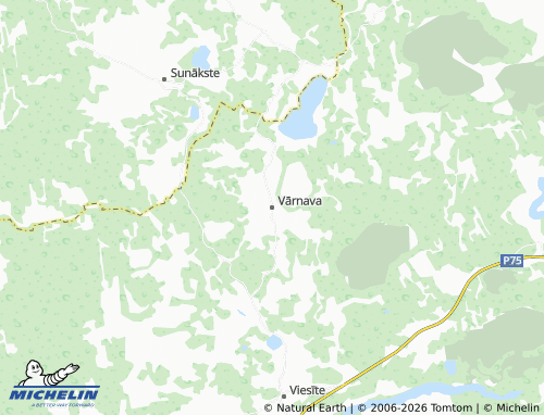 Mapa MICHELIN Vārnava - ViaMichelin