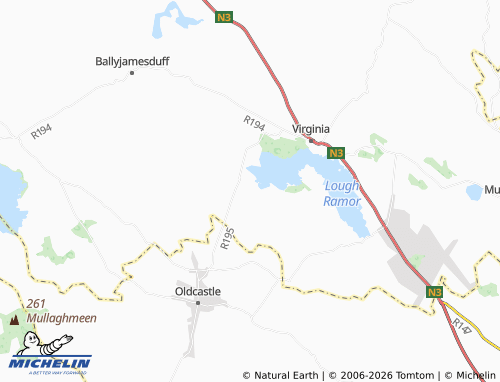 MICHELIN Crossafehin map - ViaMichelin