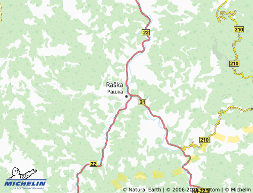 Carte MICHELIN Raška - ViaMichelin