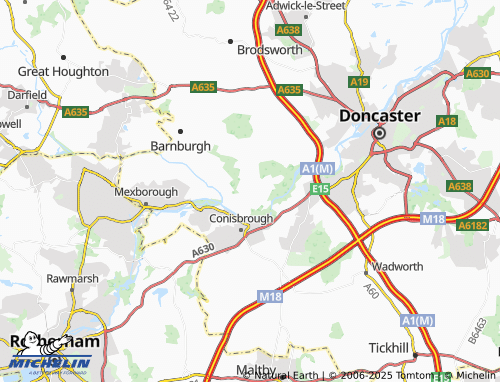 MICHELIN Cadeby map - ViaMichelin