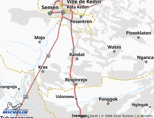 MICHELIN-Landkarte Kandat - ViaMichelin