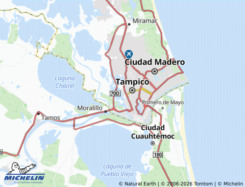 Mapa MICHELIN Fray Andrés de Olmos - ViaMichelin