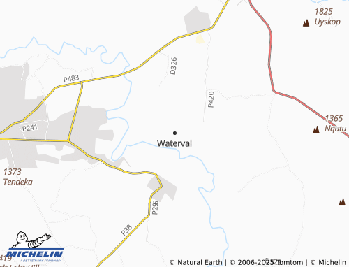 MICHELIN Waterval map - ViaMichelin