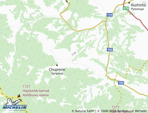 Mapa MICHELIN Targovishte - ViaMichelin