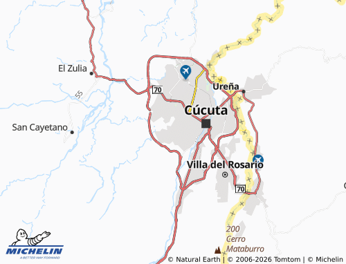 MICHELIN Gaitán map - ViaMichelin