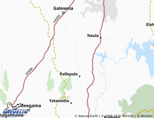 Mappa MICHELIN Nagahapola - ViaMichelin