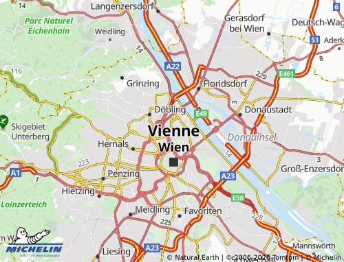 Carte MICHELIN Brigittenau - ViaMichelin