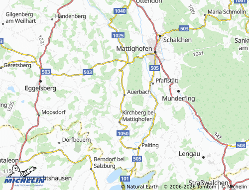 Mappa MICHELIN Auerbach - ViaMichelin