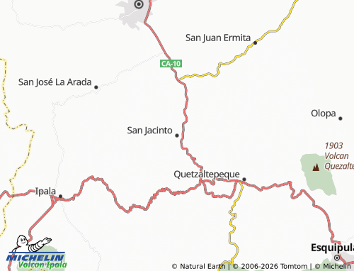 MICHELIN San Jacinto map - ViaMichelin