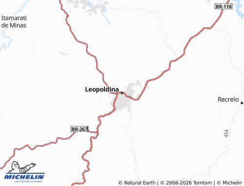 Mappa MICHELIN Leopoldina - ViaMichelin
