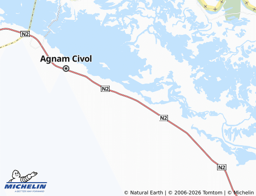 Mapa MICHELIN Tilogne Tokossel - ViaMichelin