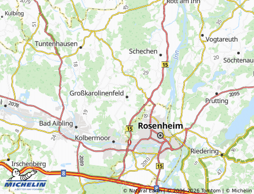 Mappa MICHELIN Großkarolinenfeld - ViaMichelin