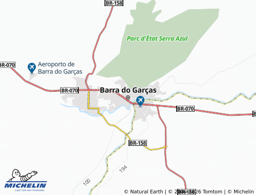 Mapa MICHELIN Barra do Garças - ViaMichelin