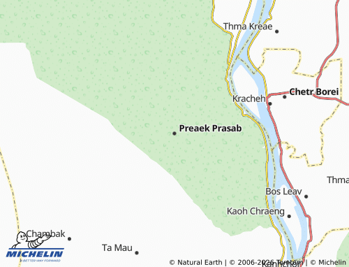 Mappa MICHELIN Preaek Prasab - ViaMichelin