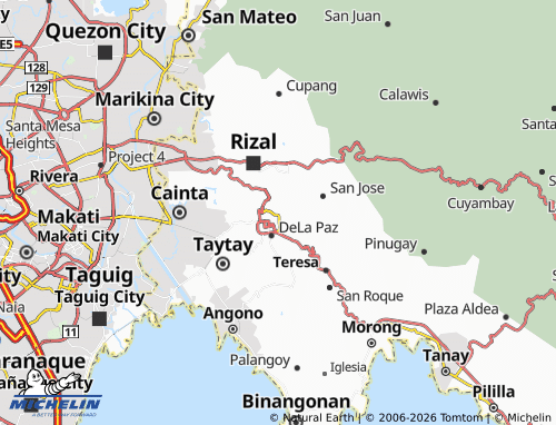MICHELIN San Luis map - ViaMichelin