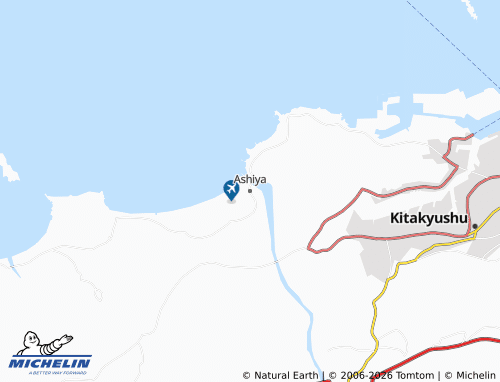 Mappa MICHELIN Ashiya - ViaMichelin