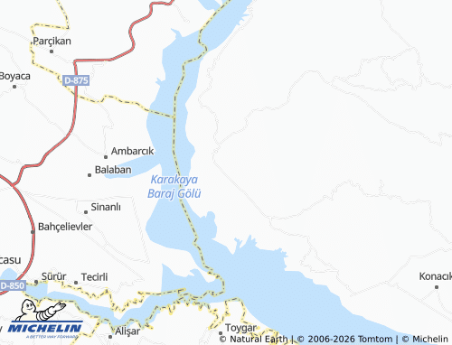 MICHELIN Bilaluşağı map - ViaMichelin