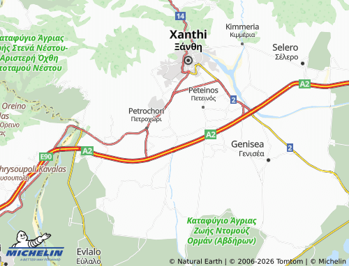 Carte MICHELIN Lefki - ViaMichelin