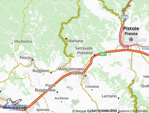 MICHELIN-Landkarte Vico - ViaMichelin