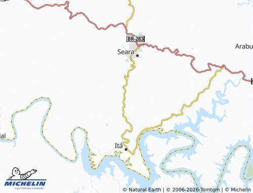 Mappa MICHELIN Caraíba - ViaMichelin